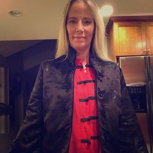 Homemade black light jacket/top